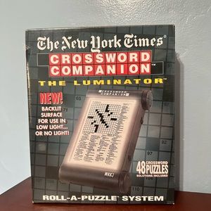 The New York Times Crossword Companion Luminator Roll A Puzzle NEW 48 Puzzles